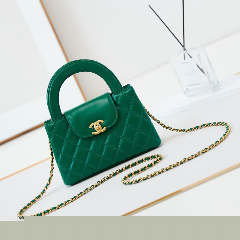 Ch*el top handle bags